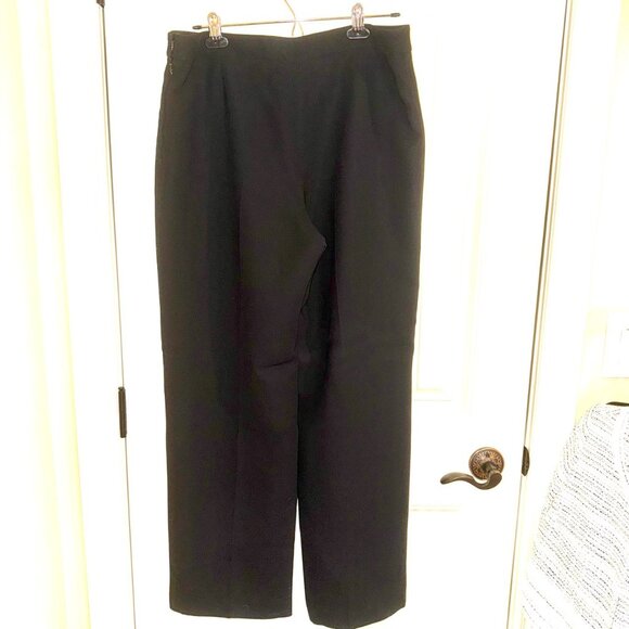 Le Suit lined pants black dress trousers office formal Women's Size 10 - Picture 2 of 6